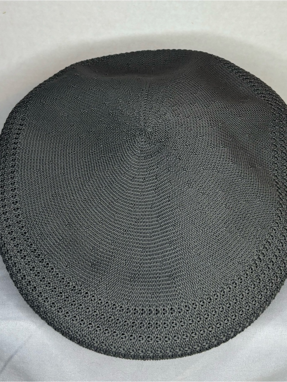Kangol Grey Knit Visor Hat